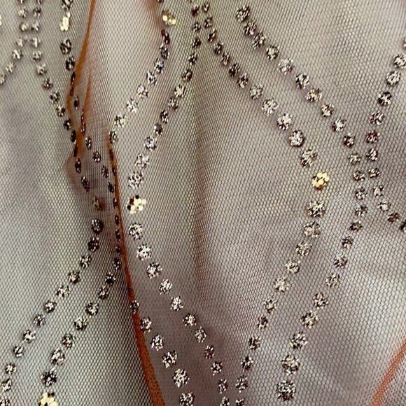 Morgan & Co Formal Dress Size 7 Baby Blue and Silver Lace Rhinestones. Gorgeous - Picture 15 of 15